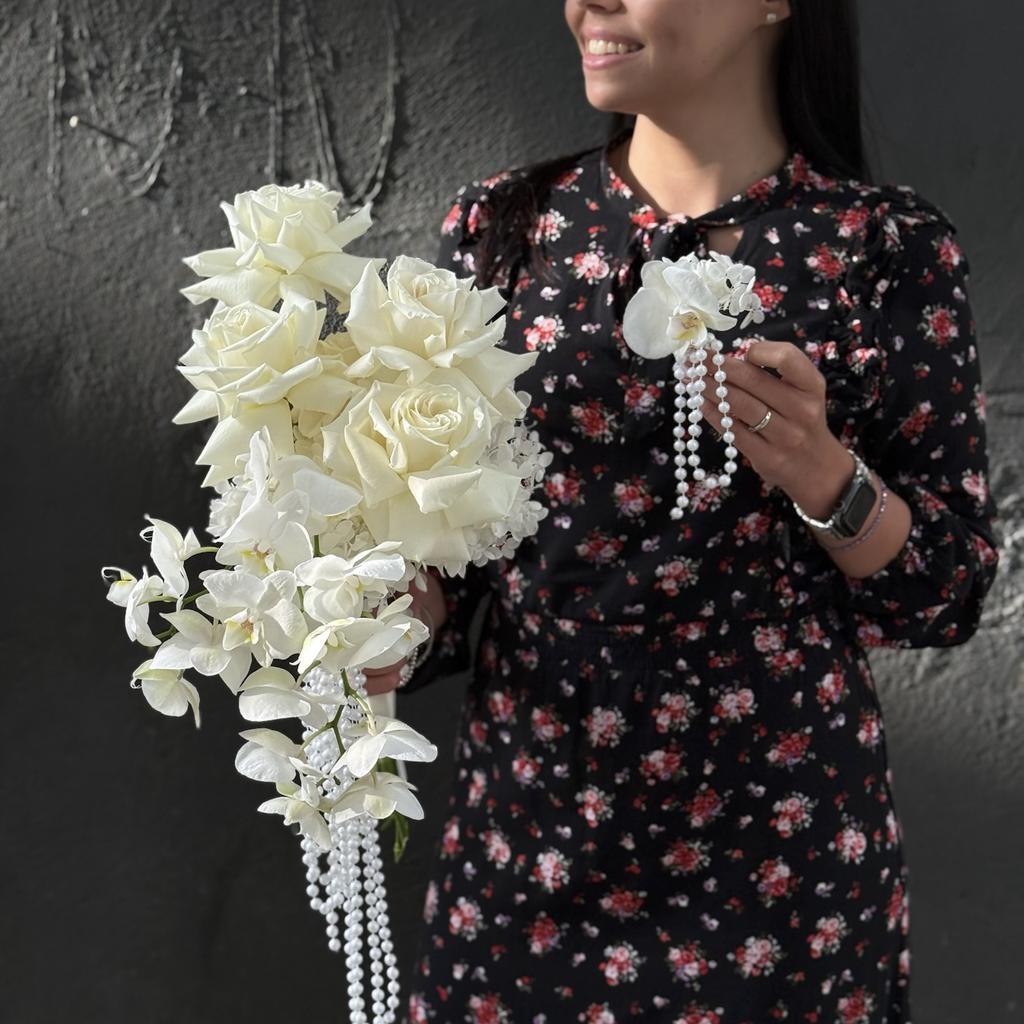 Букет невесты «Шёпот орхидей»