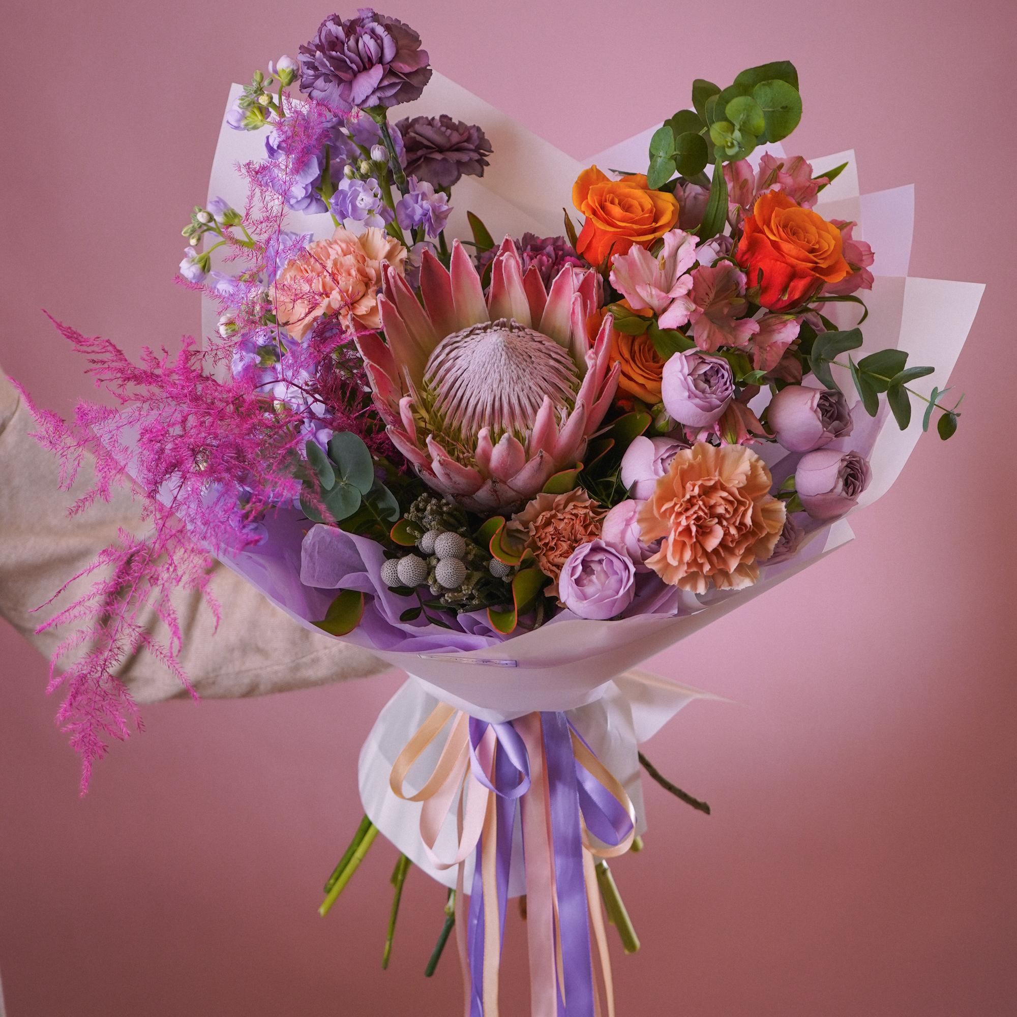 Букет «Пурпурный тропик»