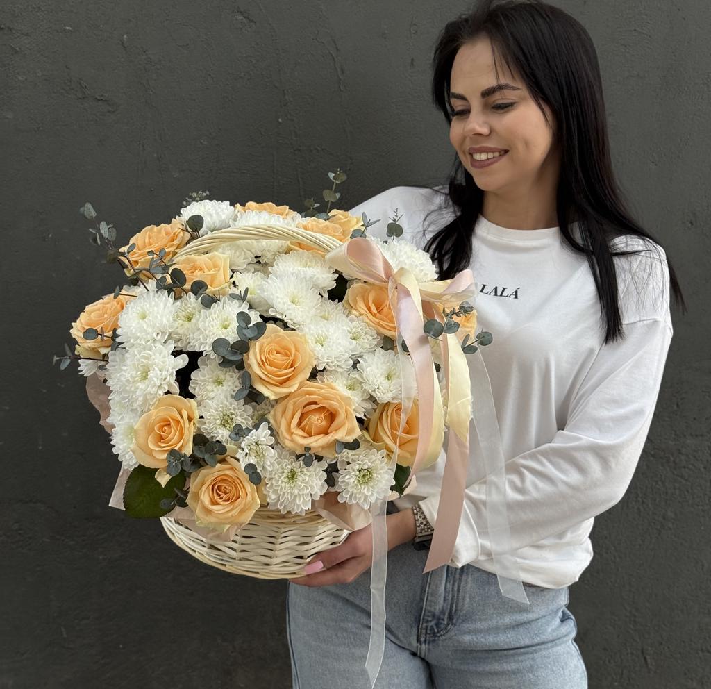 Корзина "Тёплый рассвет"