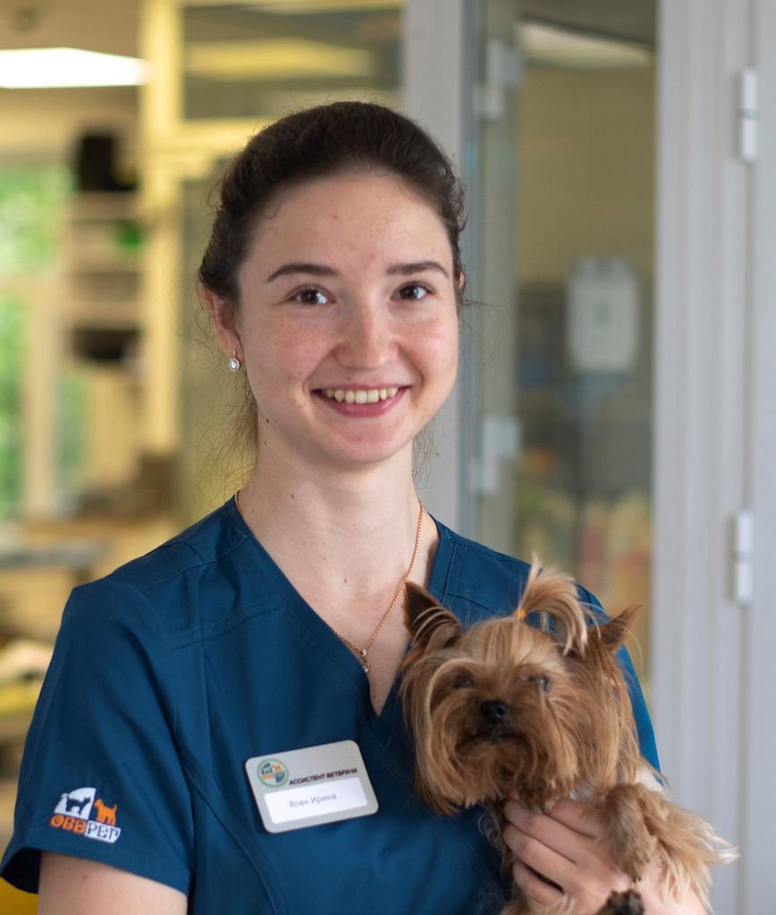Вовк Ирина, ассистент ветеринарного врача