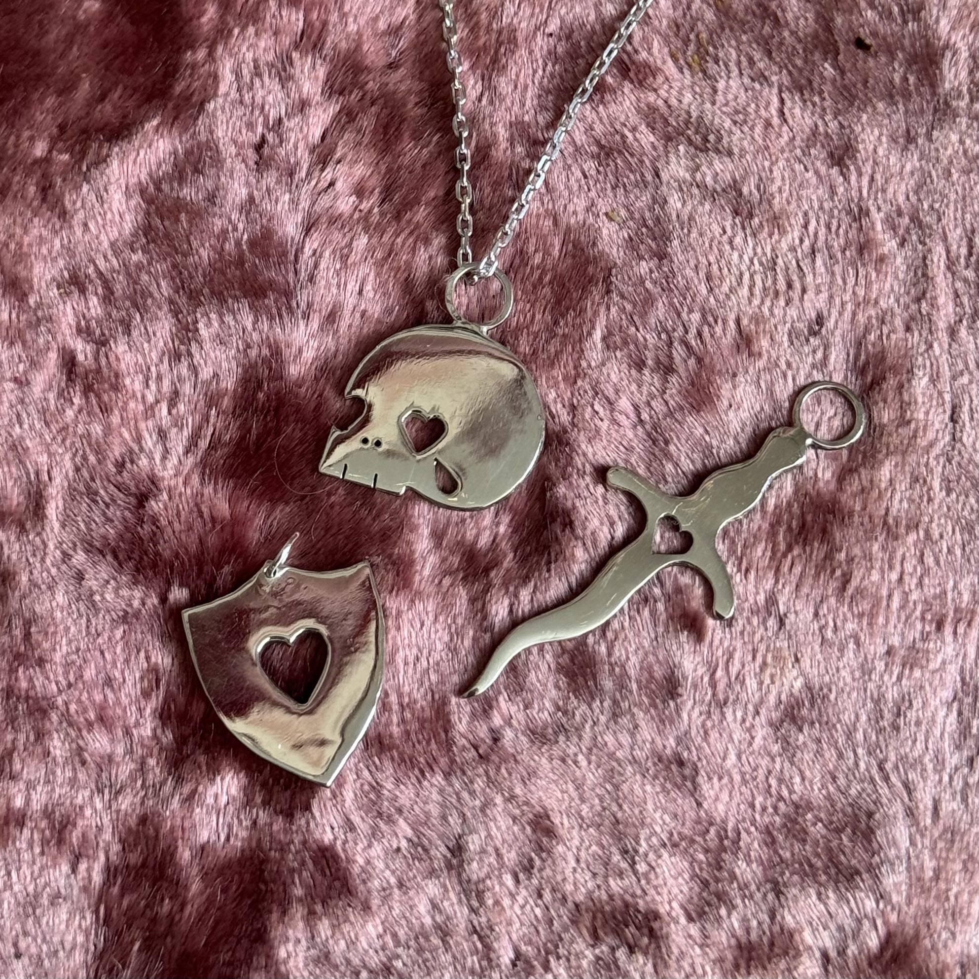 SILVER trinket: FOR LOVE