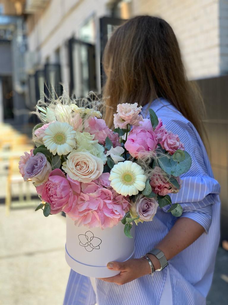 Шляпная коробка Розовые грезы