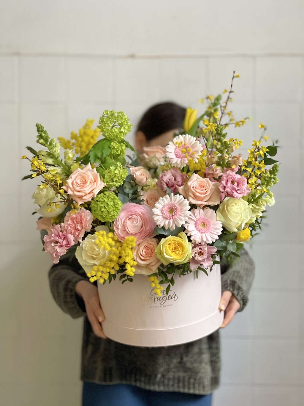 WOW-коробка цветов Весенняя