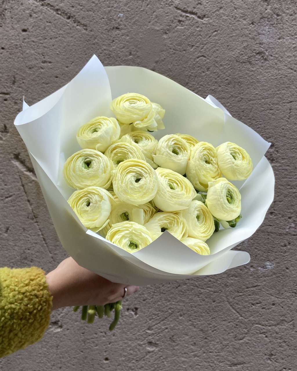 Ранункулюсы Лимонные