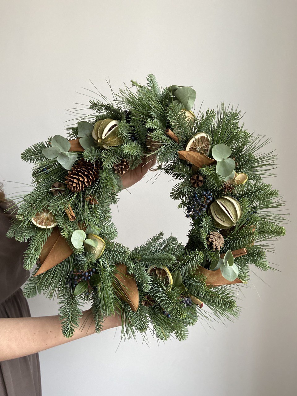 Мастер-класс "Венок из живой хвои в скандинавском стиле" 21..12 в 14.00