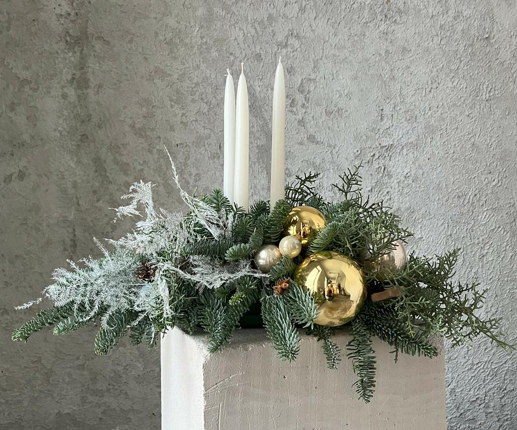 Мастер-класс "Настольная композиция со свечами" 27.12 в 14.00