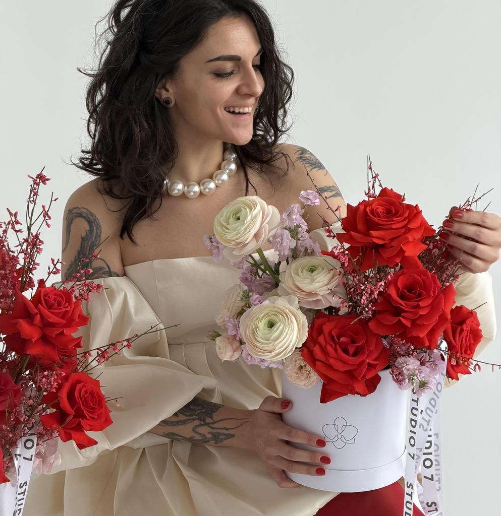 Шляпная коробка "Любовь с первого взгляда"