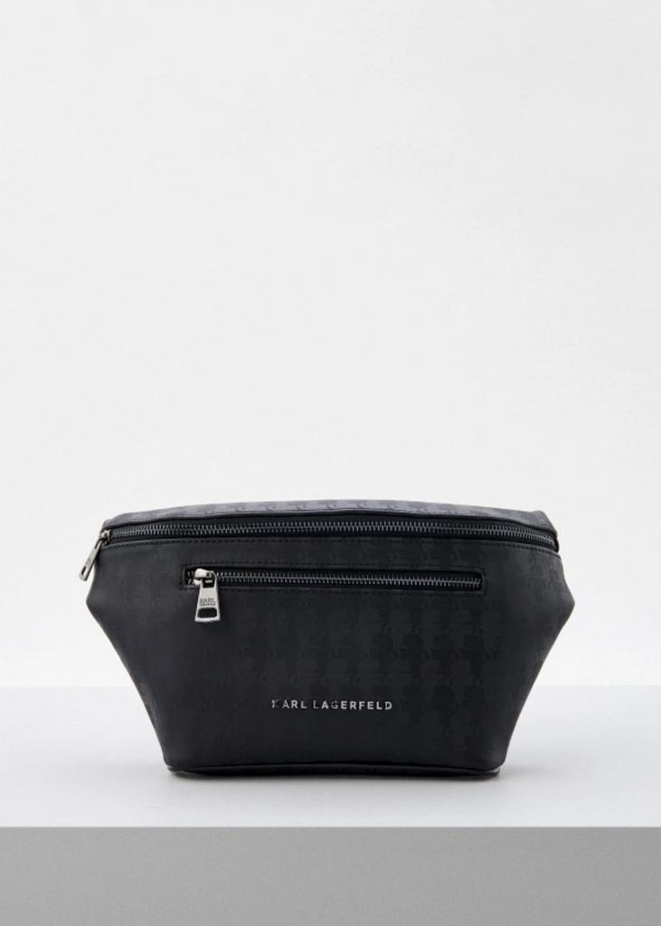 Сумка Karl Lagerfeld чёрная на пояс