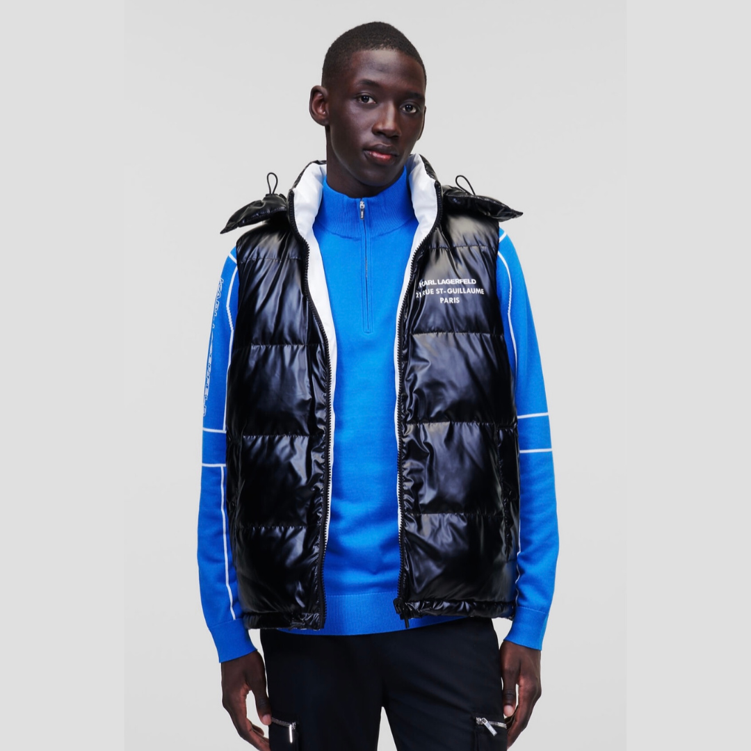 Жилет Karl Lagerfeld двусторонний белым