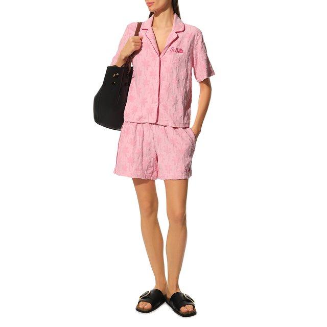 Костюм жен. MC2 Saint Barth Whale Lierre розовый шортами