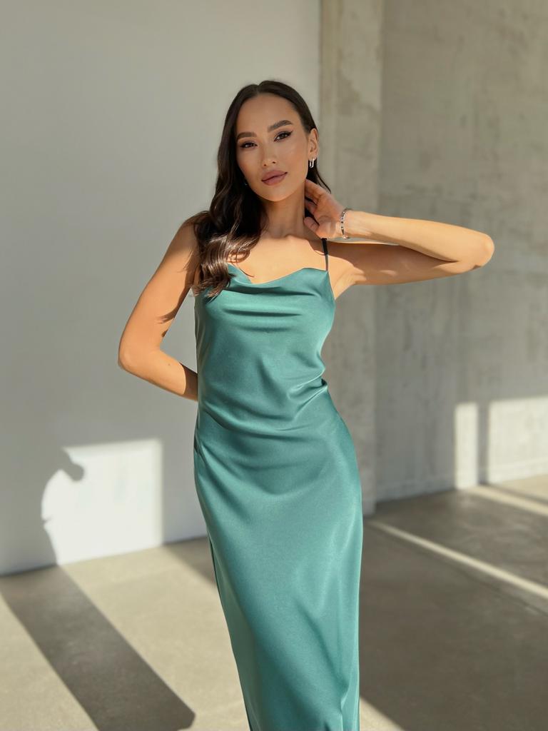 Платье-сорочка  SEVEN LAB 42047 01410 изумруд