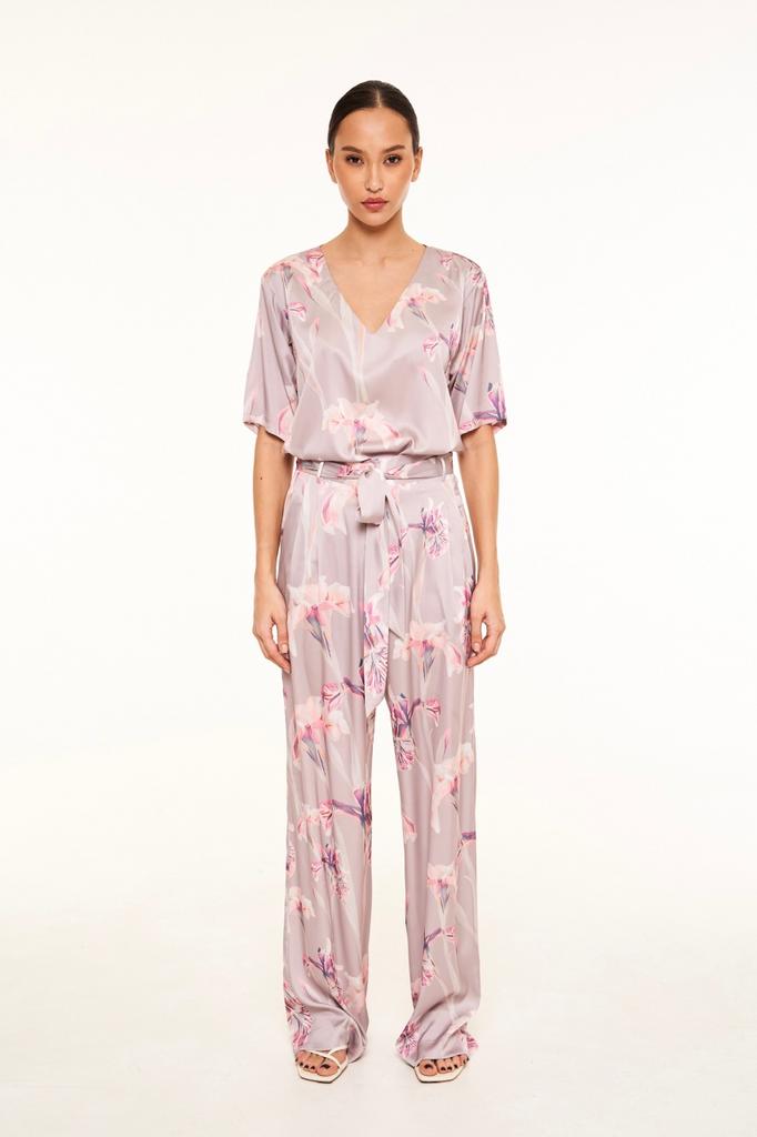 Брюки SEVEN LAB 706163 бежевые цветами