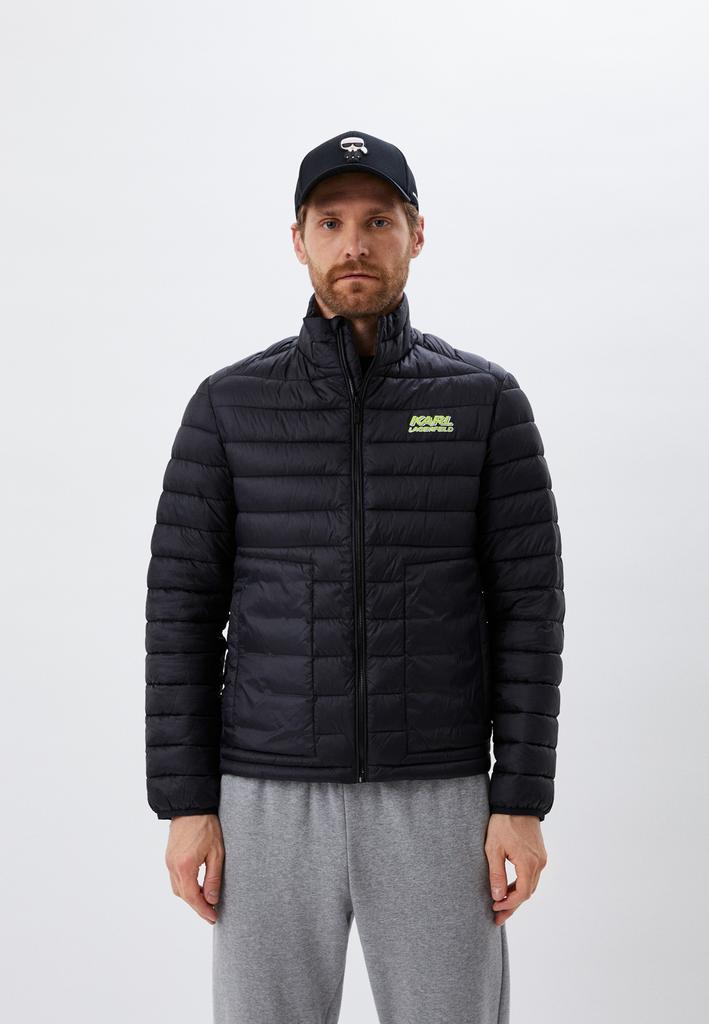 Куртка муж. Karl Lagerfeld 505083 черная зеленым лого