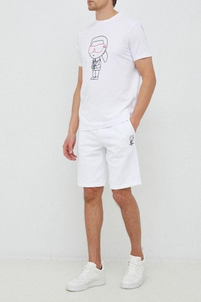 Футболка муж. LAGERFELD 755420 белая черным красным