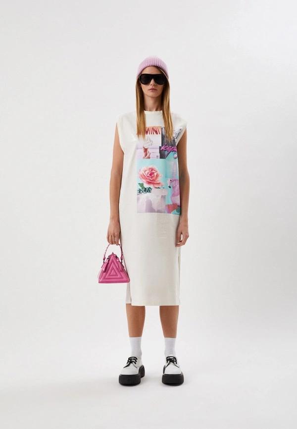 Платье ICE PLAY 1103 белое пайетки