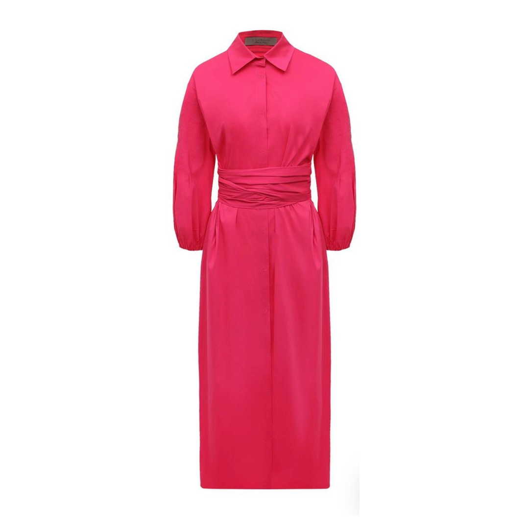 Платье D.EXTERIOR 56662 фуксия кнопки