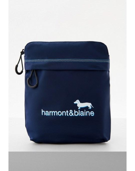 Сумка муж. Harmont&Blaine синяя, текстиль