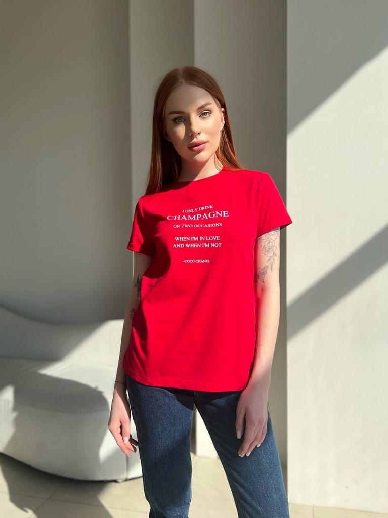 Футболка SEVEN LAB 800 красная белым