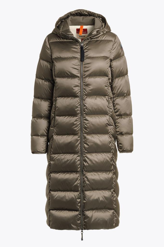 Пальто жен. Parajumpers  LEAH 776 бежевое длинное