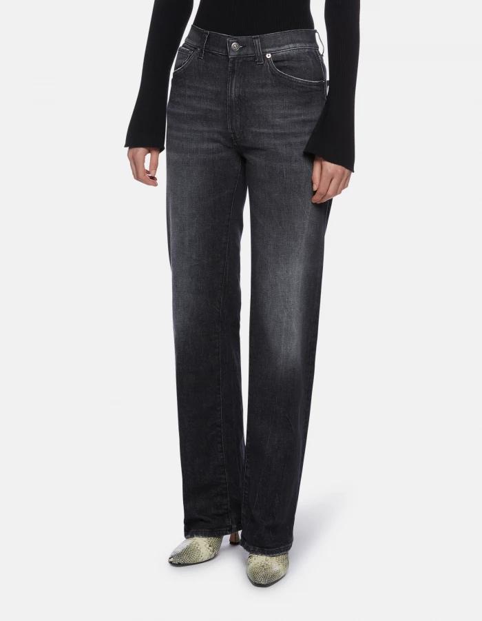 Джинсы DONDUP 586 серые прямые