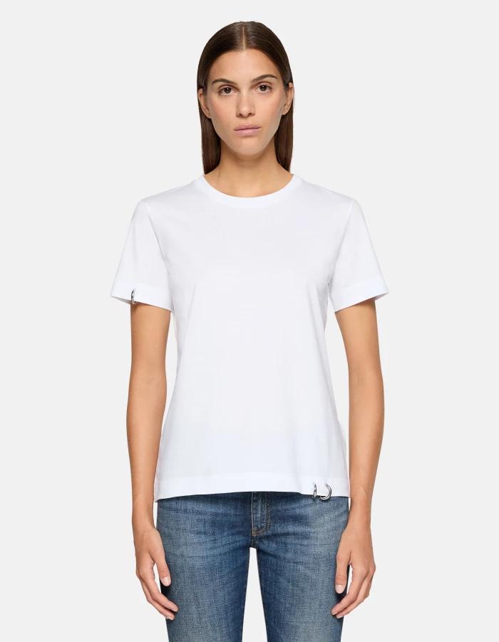 Футболка DONDUP 746 белая кольцами