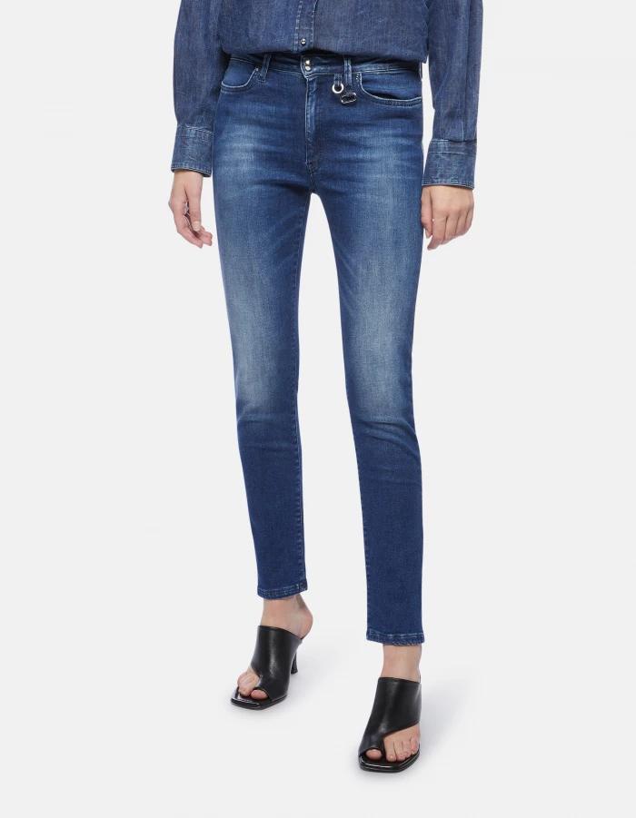 Джинсы DON DUP 450 синие узкие