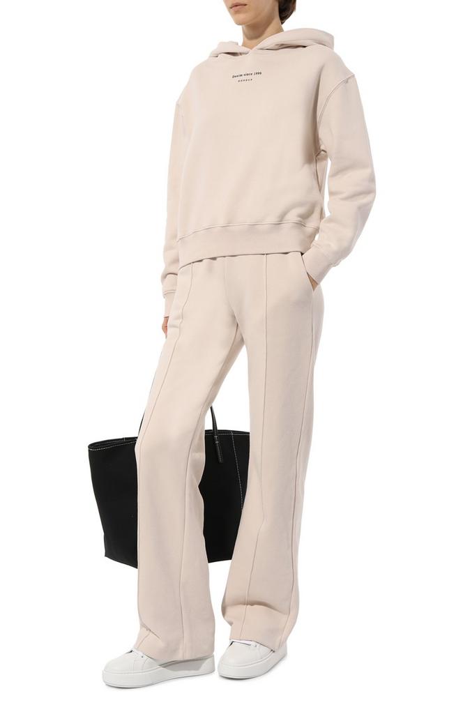 Брюки DONDUP 234 бежевые трикотаж