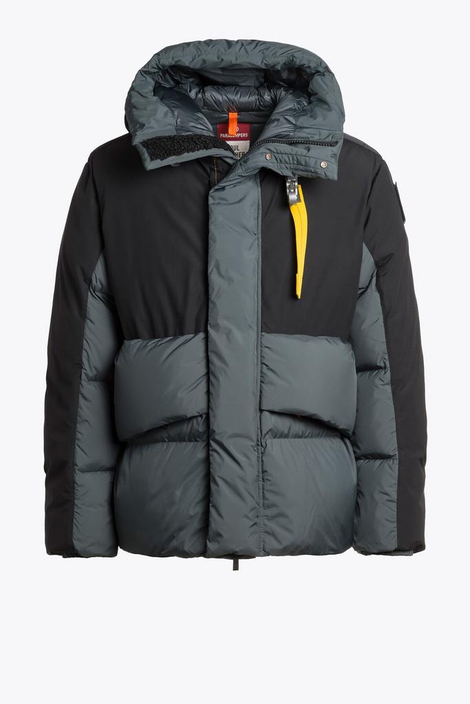 Куртка муж. PARAJUMPERS RONIN 006 черная зеленым