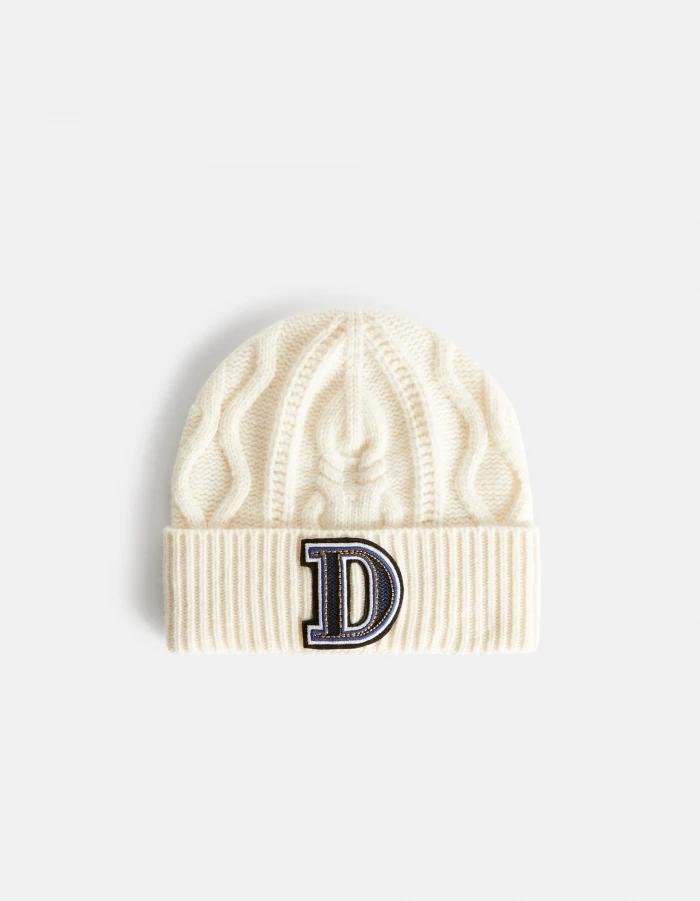 Шапка DON DUP 754 белая косы