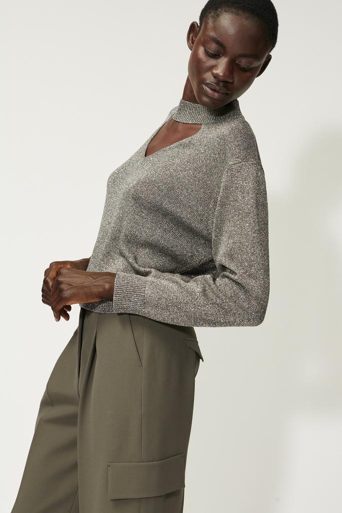 Джемпер Luisa Cerano 188344 люрекс вырез