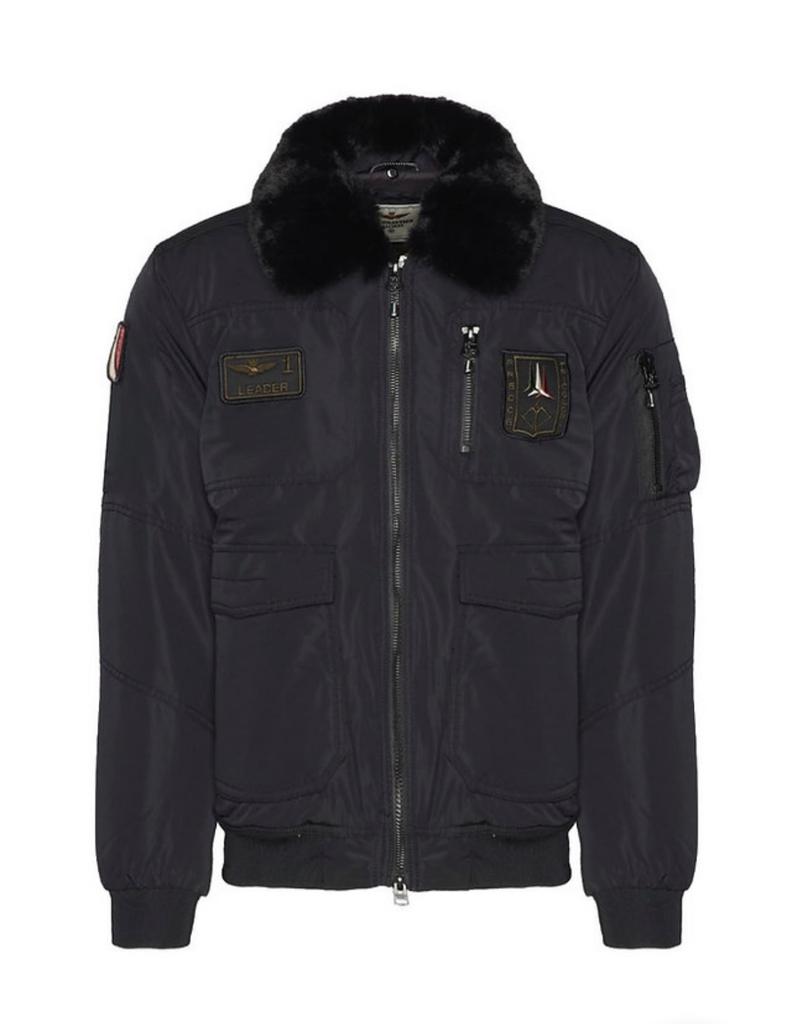 Куртка муж. AERONAUTICA 2106 черная пилот