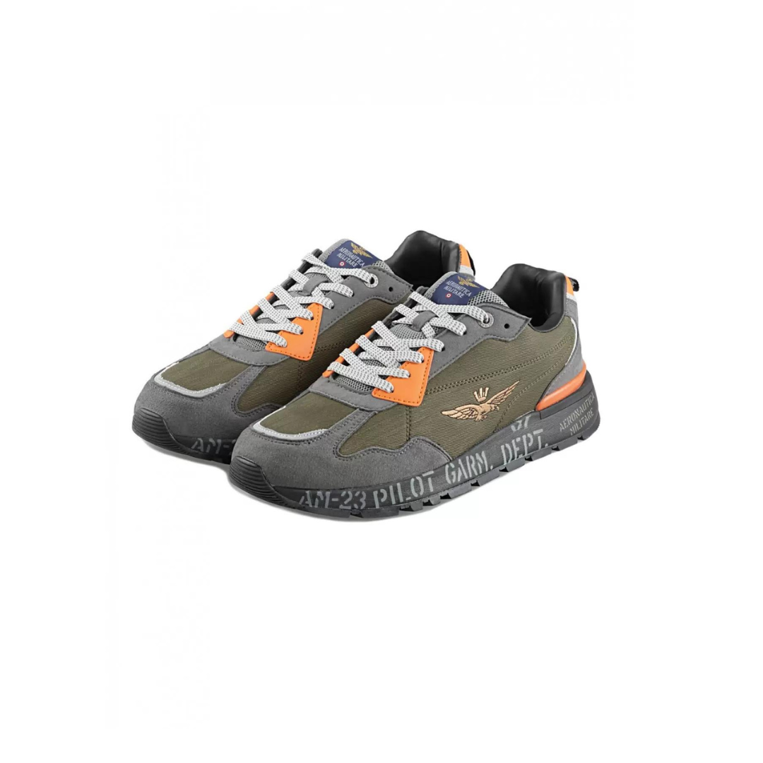 Кроссовки AERONAUTICA хаки