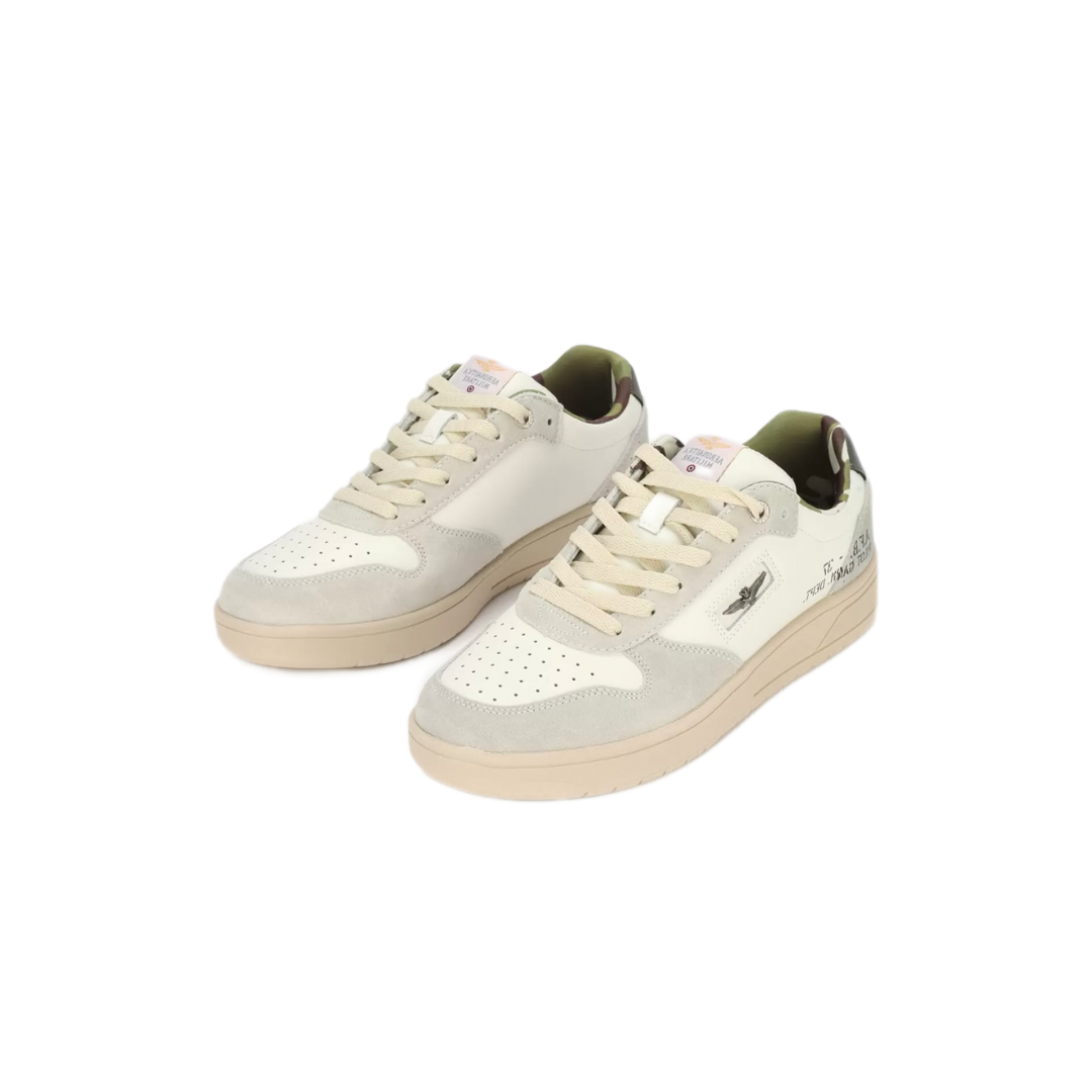 Кроссовки AERONAUTICA белые серым