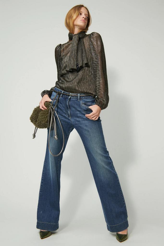 Джинсы Luisa Cerano 688598 синие, клеш