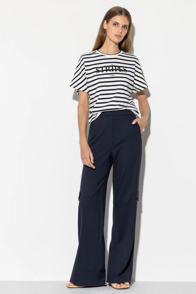 Брюки Luisa Cerano 698621 синие прямые