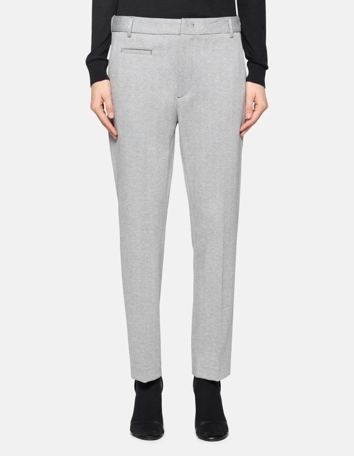 Брюки DONDUP 475 серые елочка