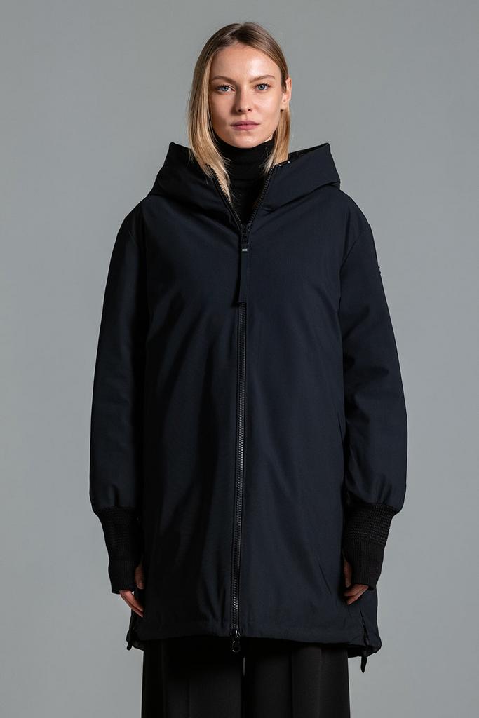 Пальто жен. DUNO RALIA черное тонкое