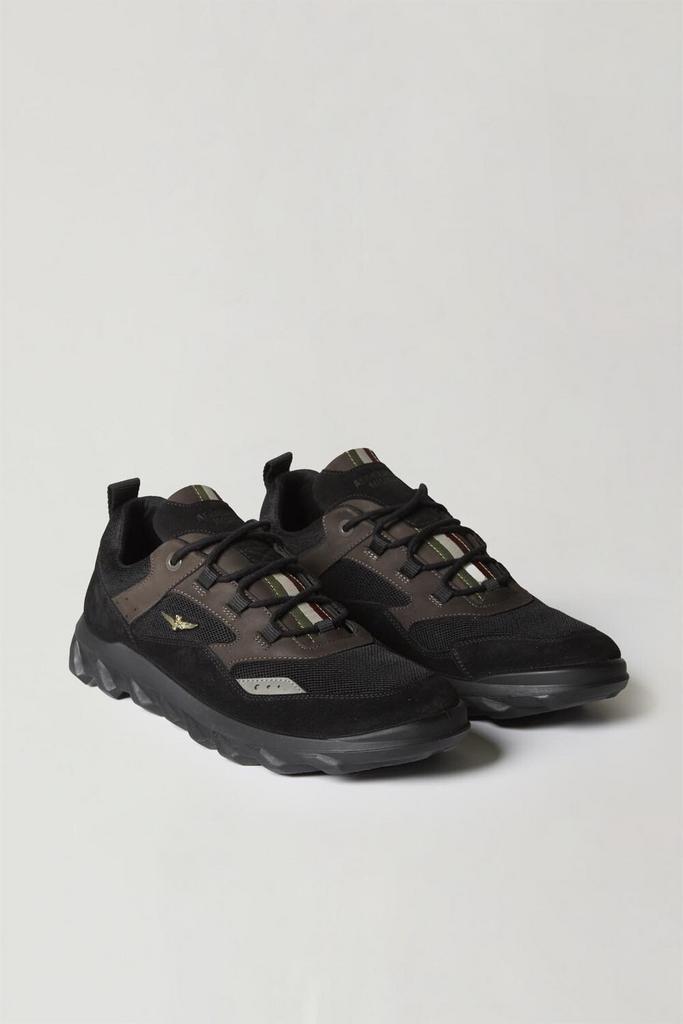 Кроссовки AERONAUTICA 293 черные желтым