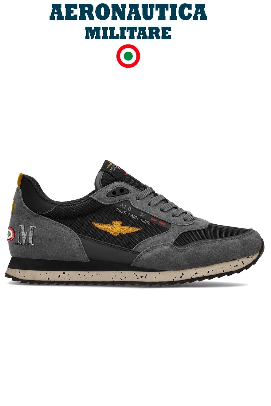 Кроссовки AERONAUTICA 286 черные серым
