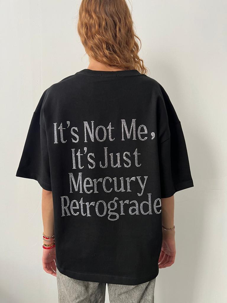 Футболка SEVEN LAB черная стразы