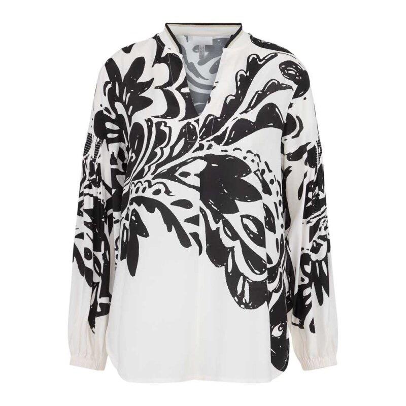 Блуза SPORTALM 500094 бело-черная