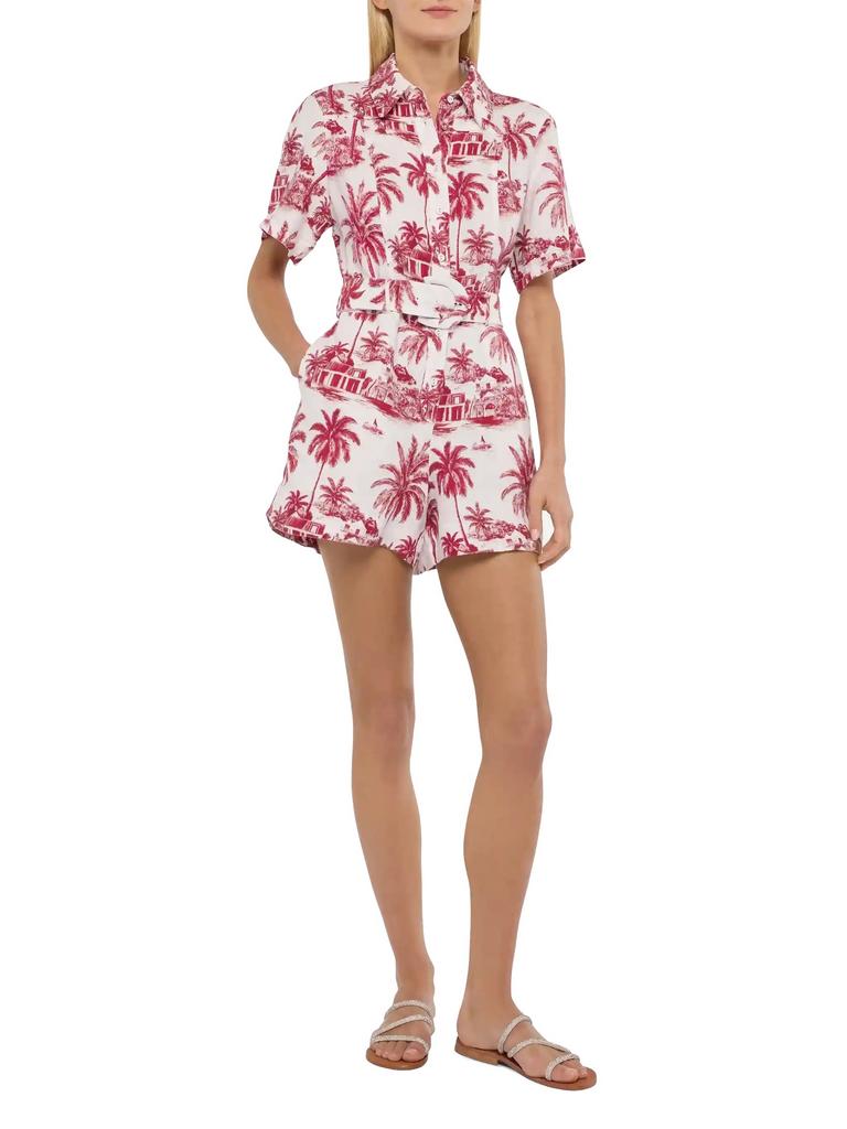 Комбинезон SaintBarth CAROLA красные пальмы