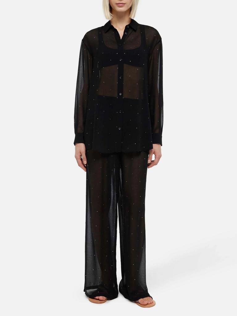 Костюм Saint Barth BRIGITTE/AMALIA черный стразами