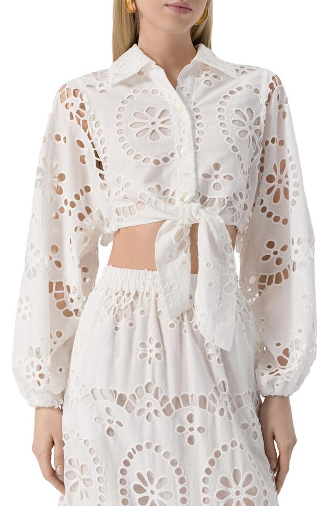 Рубашка Saint Barth Febe кружево белая