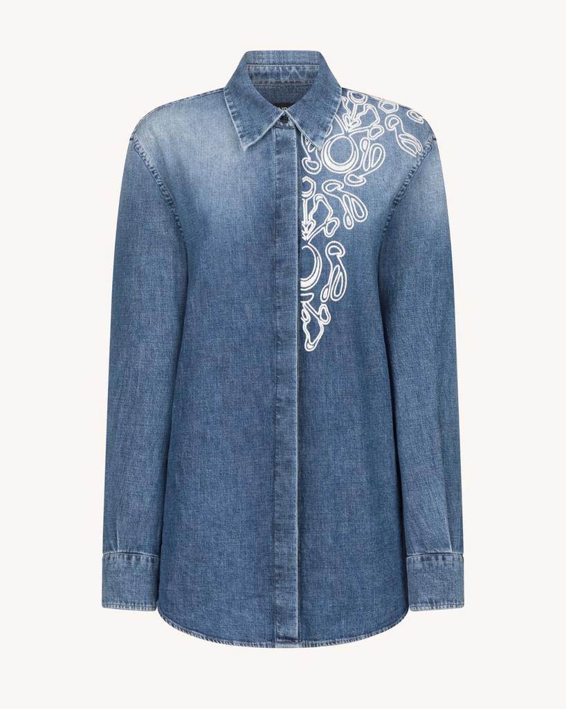 Рубашка DONDUP деним вышивка