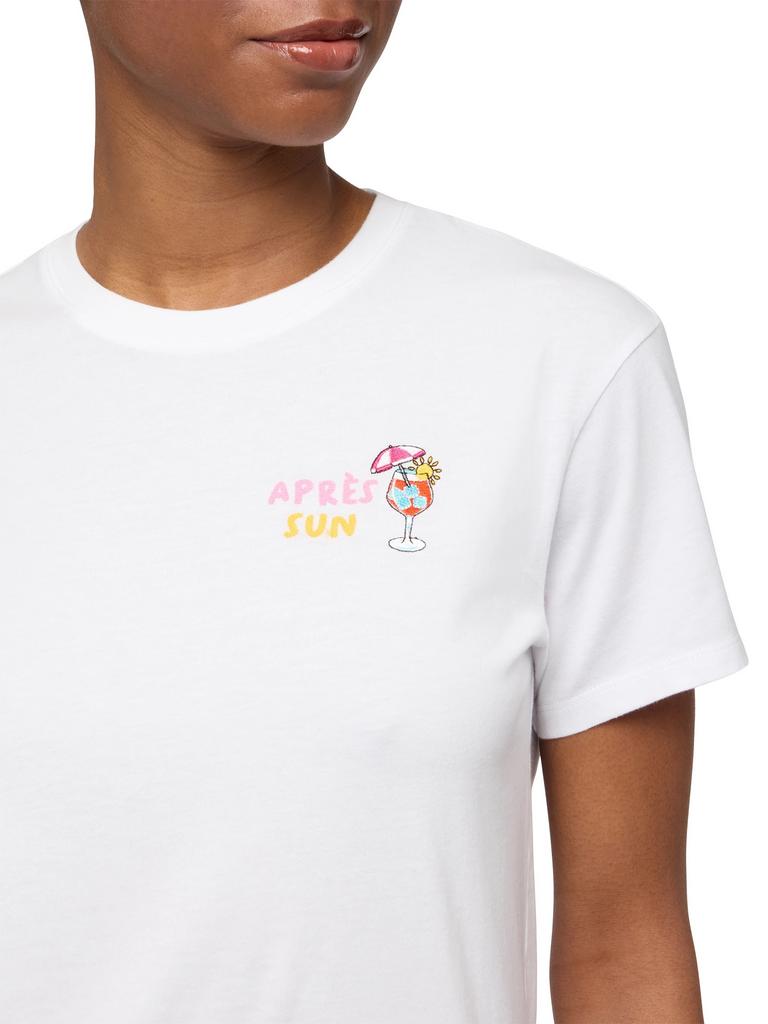 Футболка жен SaintBarth EMILIE белая, после солнца