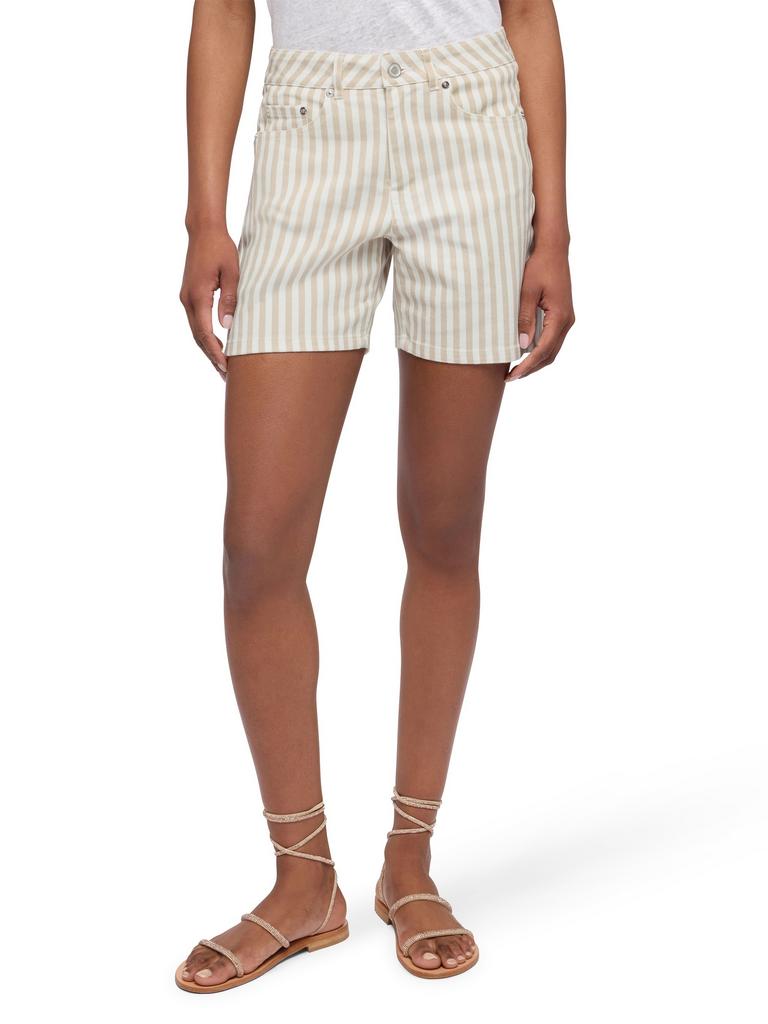 Шорты жен SaintBarth ANN джинсовые, беж полоска