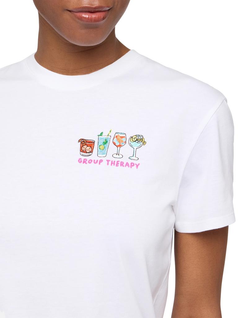 Футболка жен SaintBarth EMILIE белая Group Therapy