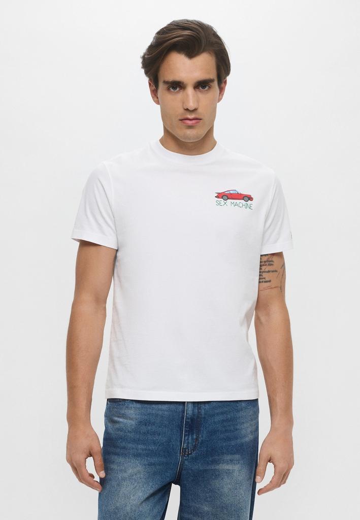 Футболка муж SaintBarth TSHM001 белая, секс машина