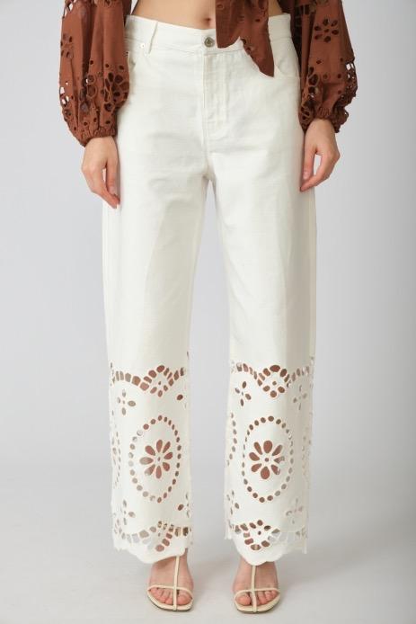 Джинсы жен SaintBarth ROSABELLE белые